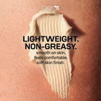 A close-up swatch of Cream X Emirates Face Whitening Night Cream applied to skin, highlighting its lightweight, non-greasy texture and comfortable finish.