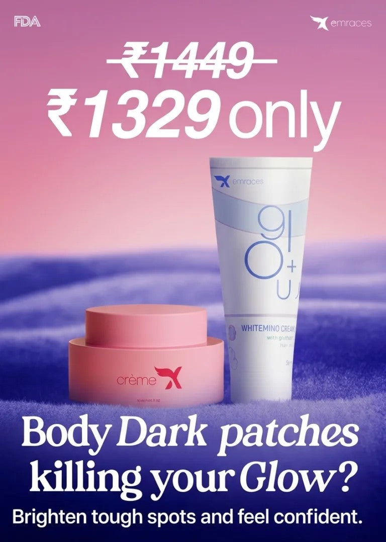 Cream X Emirates  & Glow+ (Underarms, Armpit, Elbows & Underlegs)