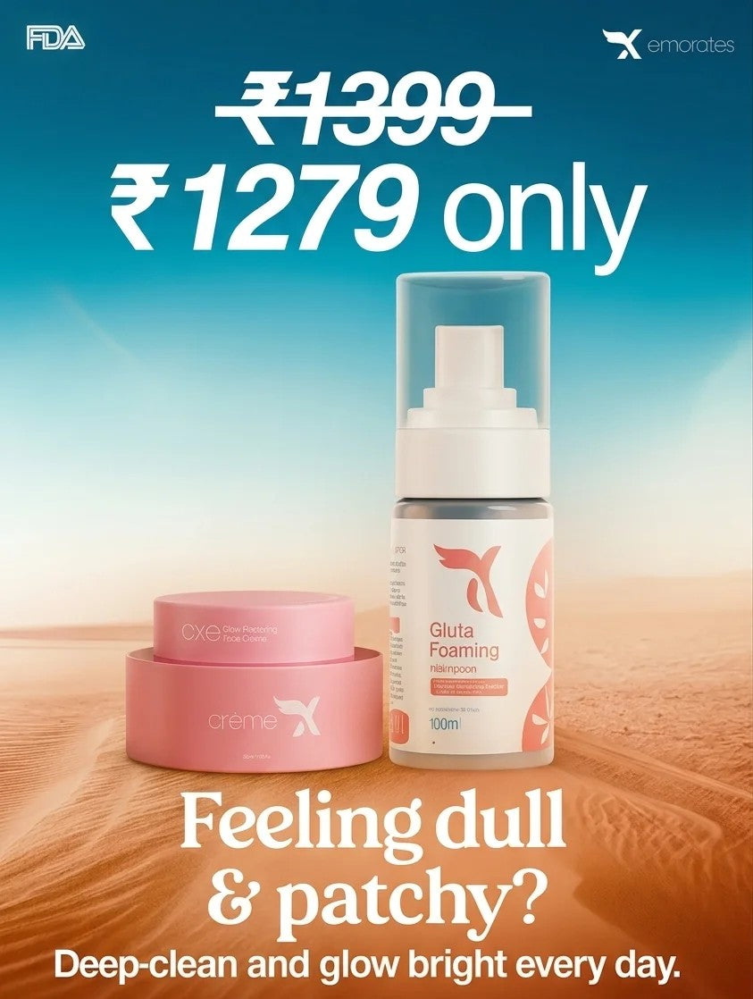 Cream X Emirates & Foaming Face Wash