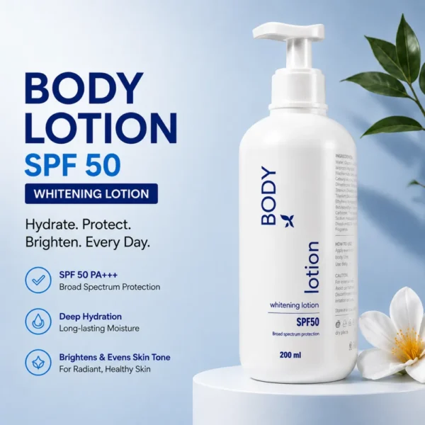 Cream X Emirates Body Lotion SPF 50 200 ml pump bottle