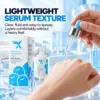 Cream X Emirates Face Serum Texture and Application Cream X Emirates face serum being dispensed from a dropper onto the back of a hand