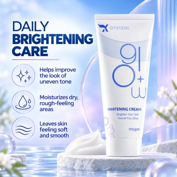 X Emirates Whitening Cream with daily brightening and moisturizing benefits