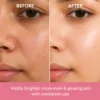 Illustration of brighter and more even-looking skin with consistent use of Face Whitening Cream
