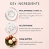 Niacinamide, Glutathione and Shea Butter in Face Whitening Cream