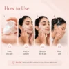 Gluta Foaming Face Wash – How to Use How to use Gluta Foaming Face Wash by applying foam to wet skin, massaging and rinsing