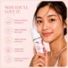 Gluta Foaming Face Wash – Key Benefits Gluta Foaming Face Wash benefits for cleansing grime, excess oil and dull-looking skin